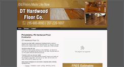 Desktop Screenshot of dthardwoodfloor.com